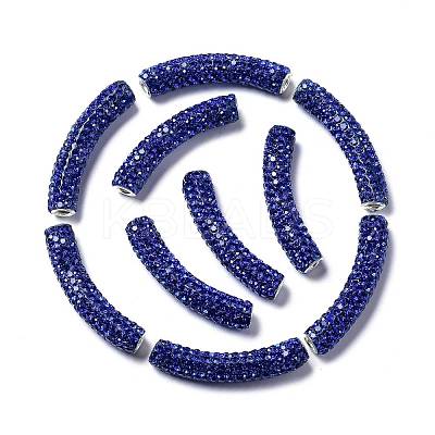 Brass Middle East Rhinestone Beads RB-C1300-2-1