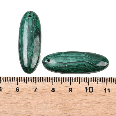 Natural Malachite Pendants G-B187-01A-02-1