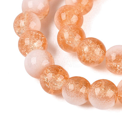 Crackle Glass Beads Strands GLAA-U001-6mm-10-1