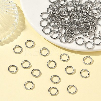 Non-Tarnish 304 Stainless Steel Open Jump Rings LS-X-STAS-R065-38-1