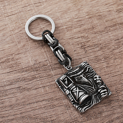 304 Stainless Steel Plague Doctor Keychains LZ6609-1