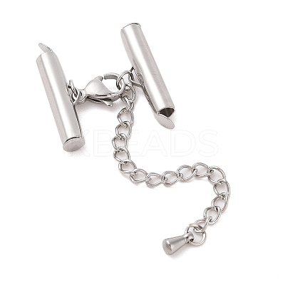 Tarnish Resistant 304 Stainless Steel Curb Chain Extender STAS-M061-05P-02-1