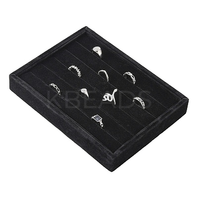 Wooden Cuboid Jewelry Rings Displays RDIS-L001-02A-1