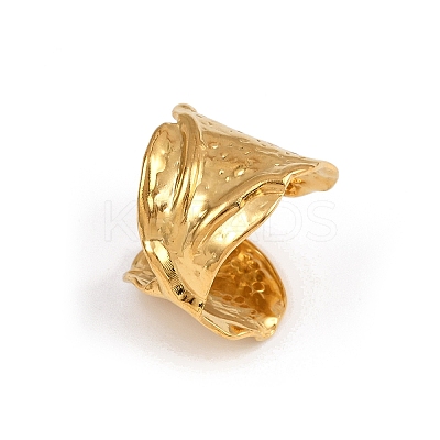 304 Stainless Steel Adjustable Cuff Rings for Women RJEW-A074-09G-1
