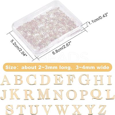 1040Pcs 26 Style Brass Cabochons MRMJ-OC0002-99-1