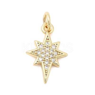 Brass Micro Pave Cubic Zirconia Pendants LS-KK-D105-03G-1