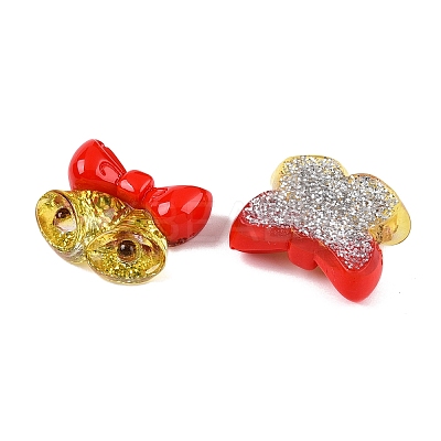 Christmas Theme Transparent Epoxy Resin Decoden Cabochons CRES-T025-01A-1