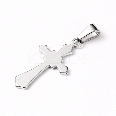 Tarnish Resistant 304 Stainless Steel Pendants STAS-L210-23P-1