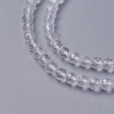 Natural Quartz Crystal Beads Strands G-F596-44-2mm-1