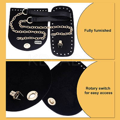 Imitation Leather Crossbody Shoulder Bag Making Kits DIY-WH0304-252-1