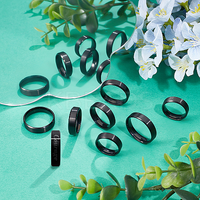 21Pcs 7 Styles Stainless Steel Finger Rings for Women RJEW-NB0001-05EB-1
