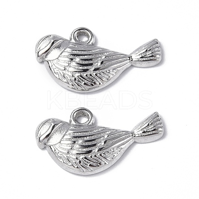 Non-Tarnish 304 Stainless Steel Charms STAS-C066-01P-1