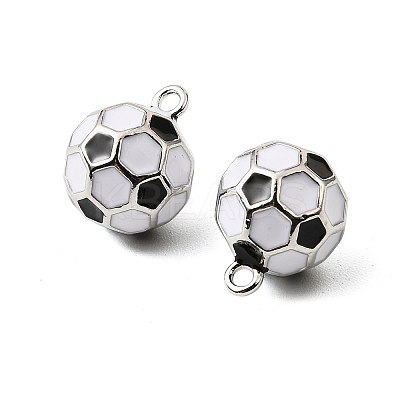 Brass Enamel Charms KK-K351-59P-1