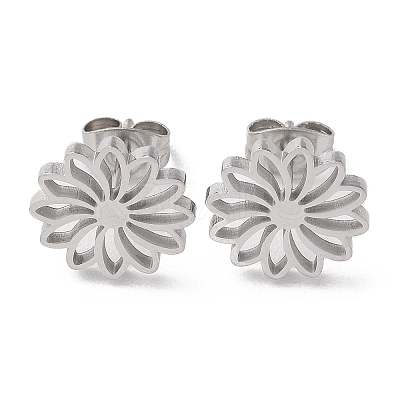 Non-Tarnish 304 Stainless Steel Stud Earrings EJEW-B022-05P-1