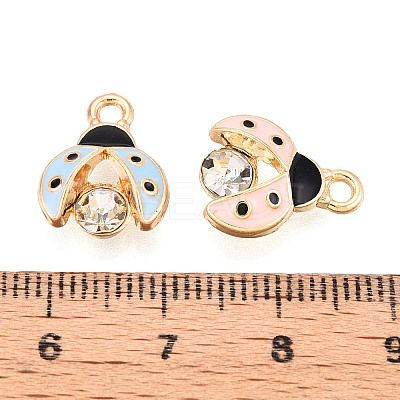 Alloy Enamel Charms ENAM-N064-07KCG-1