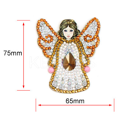 DIY Keychain Diamond Painting Kits DIAM-PW0001-120-1