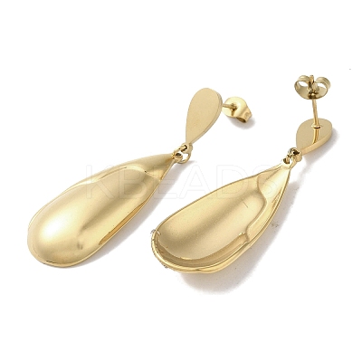 304 Stainless Steel Studs Dangle Earrings EJEW-Z303-22G-1