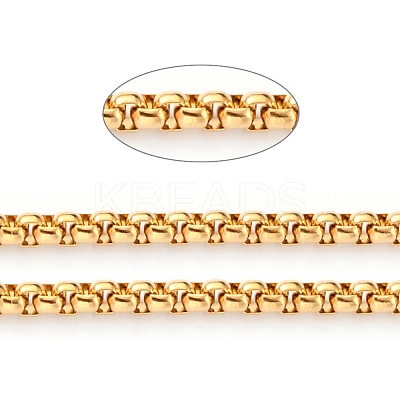 Ion Plating(IP) 304 Stainless Steel Box Chains CHS-B001-01G-1