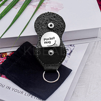 Flat Round Double-Sided Engraved Stainless Steel Commemorative Decision Maker Coin Set AJEW-GL0001-99A-1