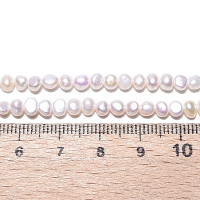 Natural Cultured Freshwater Pearl Beads Strands LS-PEAR-N014-03D-01-1
