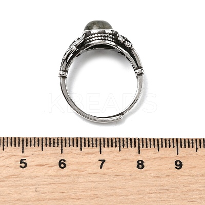 Natural Gemstone Finger Rings RJEW-A084-05AS-1