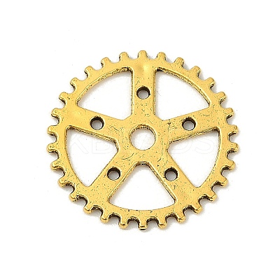 Tibetan Style Alloy Gear Chandelier Components TIBE-S249-AG-FF-1