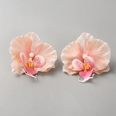PU Leather Flower Shoe Buckle Clips DIY-WH0816-033F-1