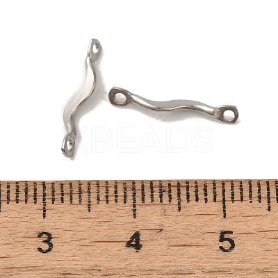Non-Tarnish 304 Stainless Steel Links Connector Charms STAS-Q323-08P-1