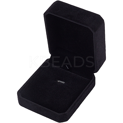 Velvet Jewelry Storage Boxes for Pendant OBOX-WH20001-02B-03-1