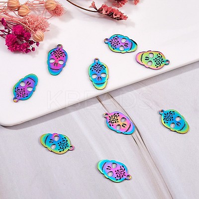 201 Stainless Steel Pendants STAS-SZ0001-81-1