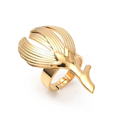 304 Stainless Steel Cuff Rings RJEW-D338-05F-G-1