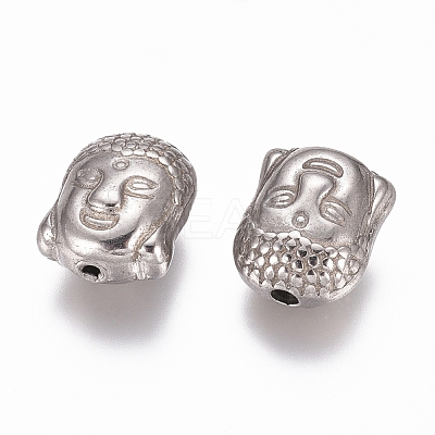 Non-Tarnish 304 Stainless Steel Beads STAS-G218-18P-1