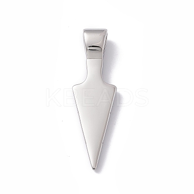 Non-Tarnish 304 Stainless Steel Big Pendants STAS-G289-03P-1