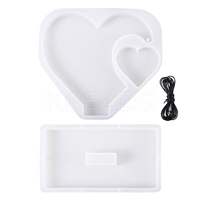 1 Set Heart Photo Frame Silicone Molds DIY-TA0014-77-1