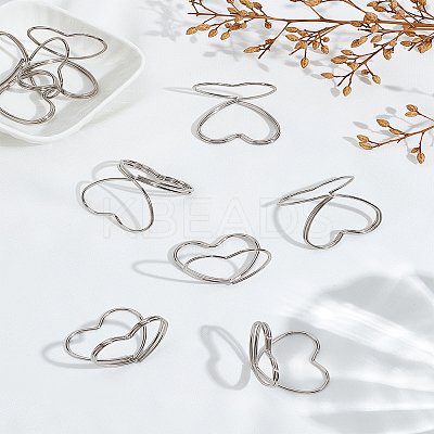 10Pcs Carbon Steel Place Card Holders AJEW-LP0010-32P-1
