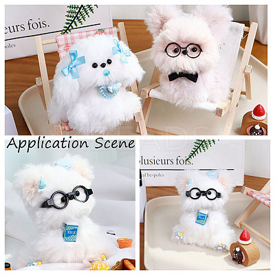 Polyester Plush Sticks DIY-Z031-03H-1