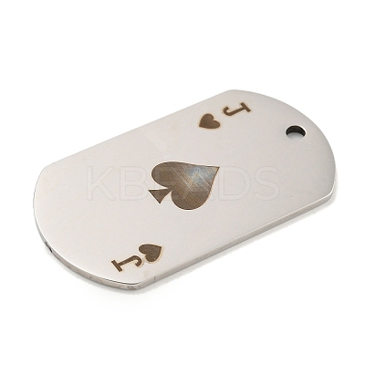 Non-Tarnish 201 Stainless Steel Pendants STAS-L079-16P-1
