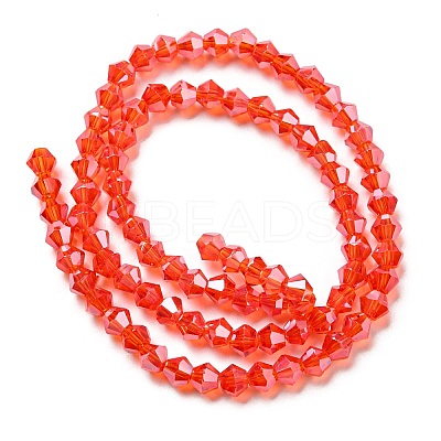 Transparent Electroplate Glass Beads Strands EGLA-A039-T3mm-A14-1