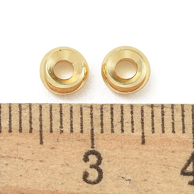 Rack Plating Brass Spacer Beads FIND-T071-01G-01-RS-1