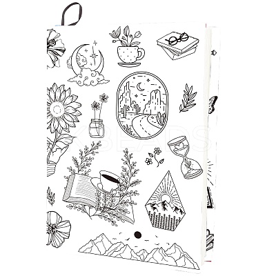 Polyester Book Covers OFST-WH0009-029-1