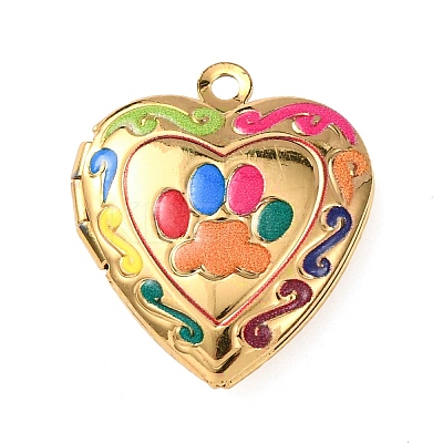 304 Stainless Steel Locket Pendants STAS-K329-01B-G-1