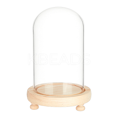Glass Dome Cover AJEW-WH0312-39-1