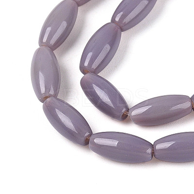 Opaque Glass Beads Strands GLAA-T028-15P-01-1