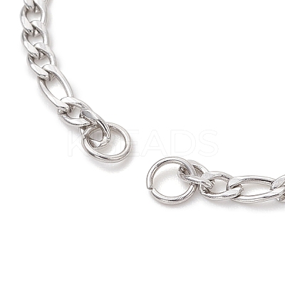 304 Stainless Steel Chain Bracelet Making AJEW-JB01539-1