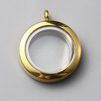 304 Stainless Steel Locket Pendants LS-FIND-WH0032-58B-G-1