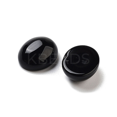 Natural Black Onyx(Dyed & Heated) Cabochons G-G145-01A-28-1