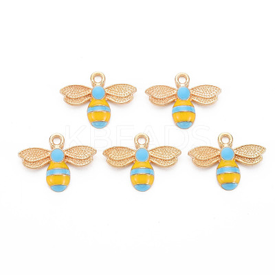 Alloy Enamel Pendants ENAM-S121-174C-RS-1
