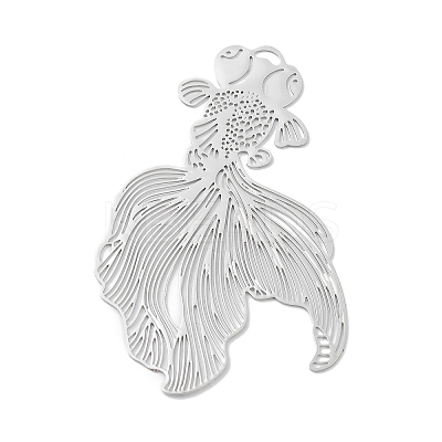 Long-Lasting Plated Brass Filigree Pendants KK-K336-40P-1