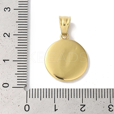Ion Plating(IP) 304 Stainless Steel Pendants STAS-Z075-08G-1
