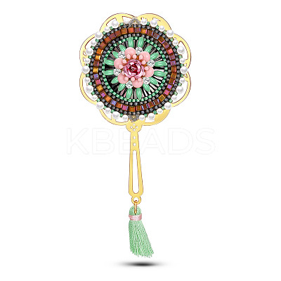 Japanese Seed Beads Brooches JBR076B-1